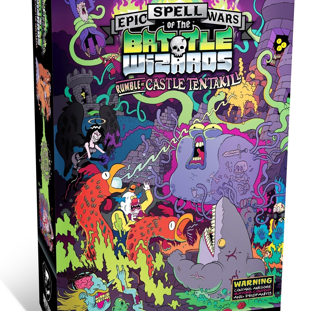 Battle Wizards: Rumble Castle Tentakill Game Box - Colorful Illustrated Artwork